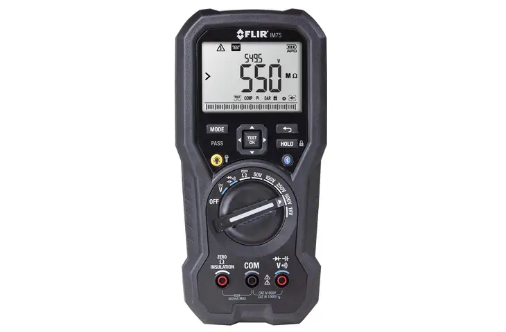 FLIR Instruments Flir Industrial Insulation Tester And Dmm Combination With Vfd Mode And Bluetooth Meterlink, Tool